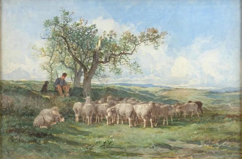 Pastore e il suo gregge